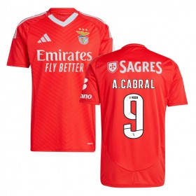 Benfica Arthur Cabral #9 Hjemme skjorte 2024-25 Kortermet